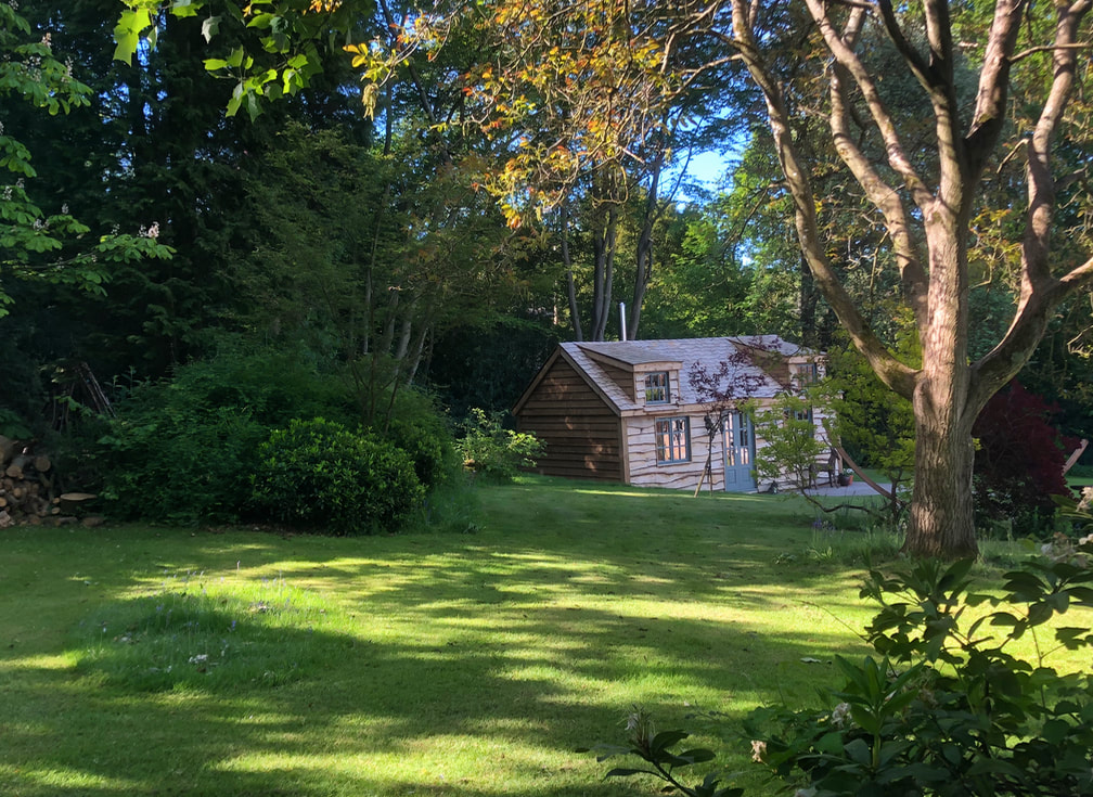 Dorking Rustic Garden Office built in Surrey / West Sussex